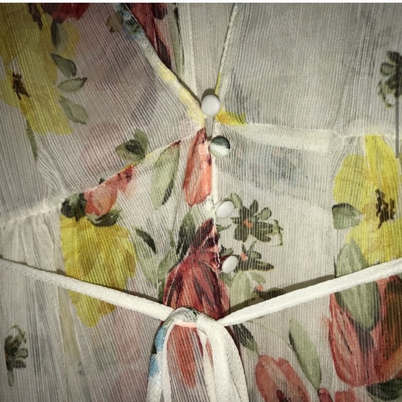 Zara Trf maxi dress / kimono - Picture 2 of 2